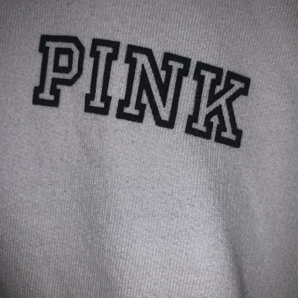 PINK white rainbow zip up jacket - Picture 3 of 5